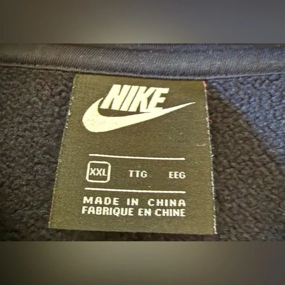 Nike Full Zip Mens Hoodie Sz XXL - Picture 7 of 8